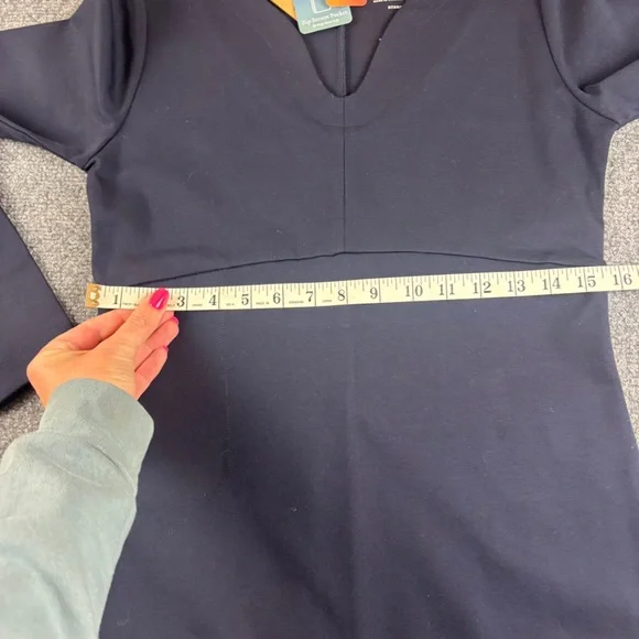 ROYAL ROBBINS Women’s Naval Blue Standard Fit Geneva Ponte Dress NWT Size: XS - Picture 4 of 11